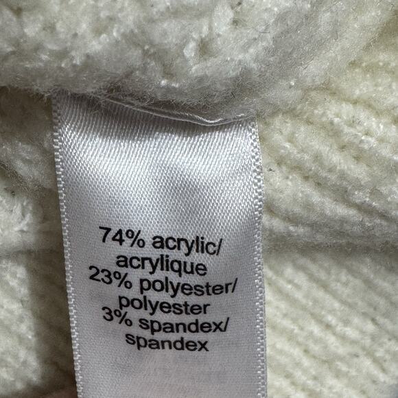 Cottagecore Sweater Women Size Large Grandpacore Warm Cable Knit Fair Isle Retro - Picture 6 of 7